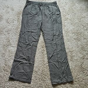 Gray Linen Pants, Size XL